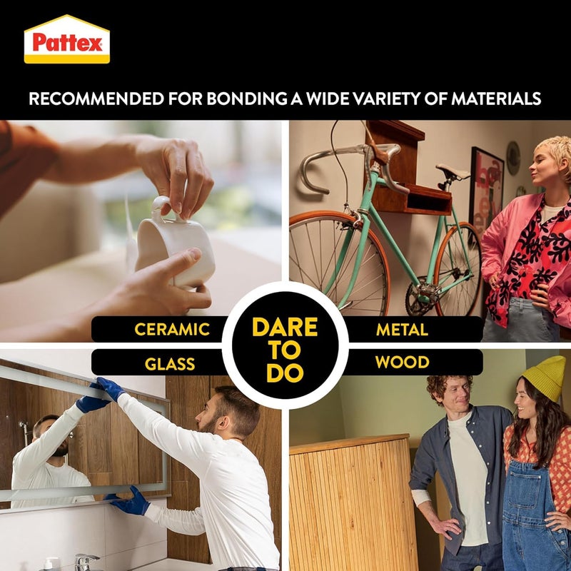 Pattex 4Pcs SF525 Kitchen & Bath Premium Silicone Sealant with 1Pc Caulking Gun - - Image 5